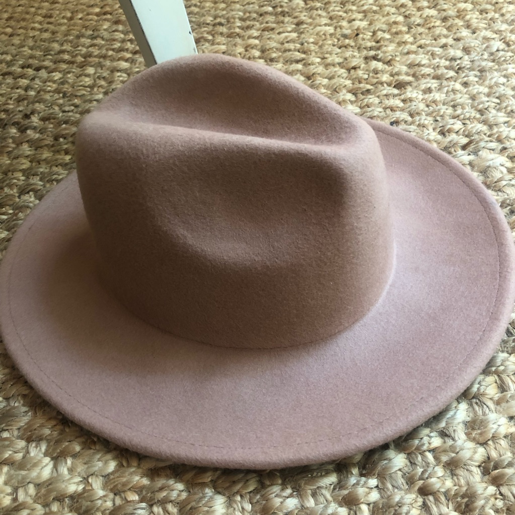 New: Free People A Clean Slate Wool Fedora Hat. One Size